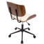 Chaise de bureau réglable Mid-Century moderne avec pivot-1447342963
