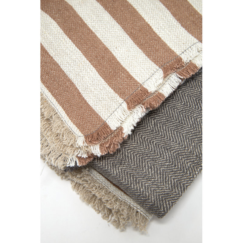 Benny Handwoven Linen Oversized Throw