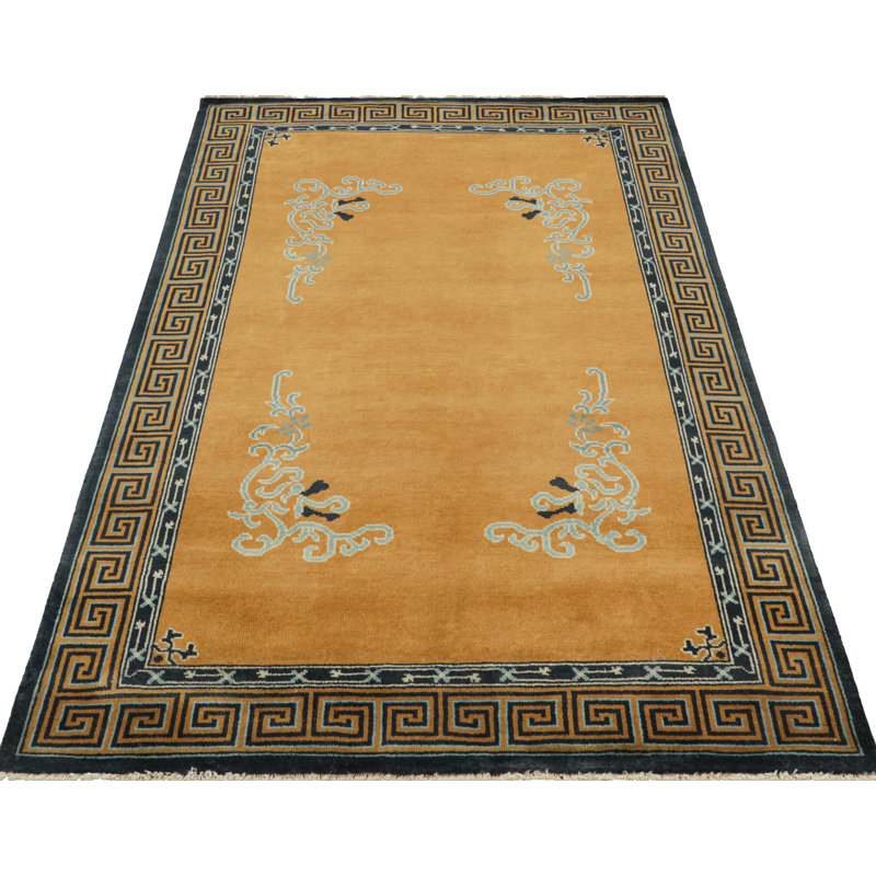 One-of-a-Kind 4'0x6'1 Hand Knotted Area Rug