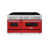 Acier inoxydable rouge mat