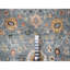 Tapis oriental gris en laine noué à la main 6 pi x 9 pi Debonair 6B0CC58613E144E189F7048B1286610B