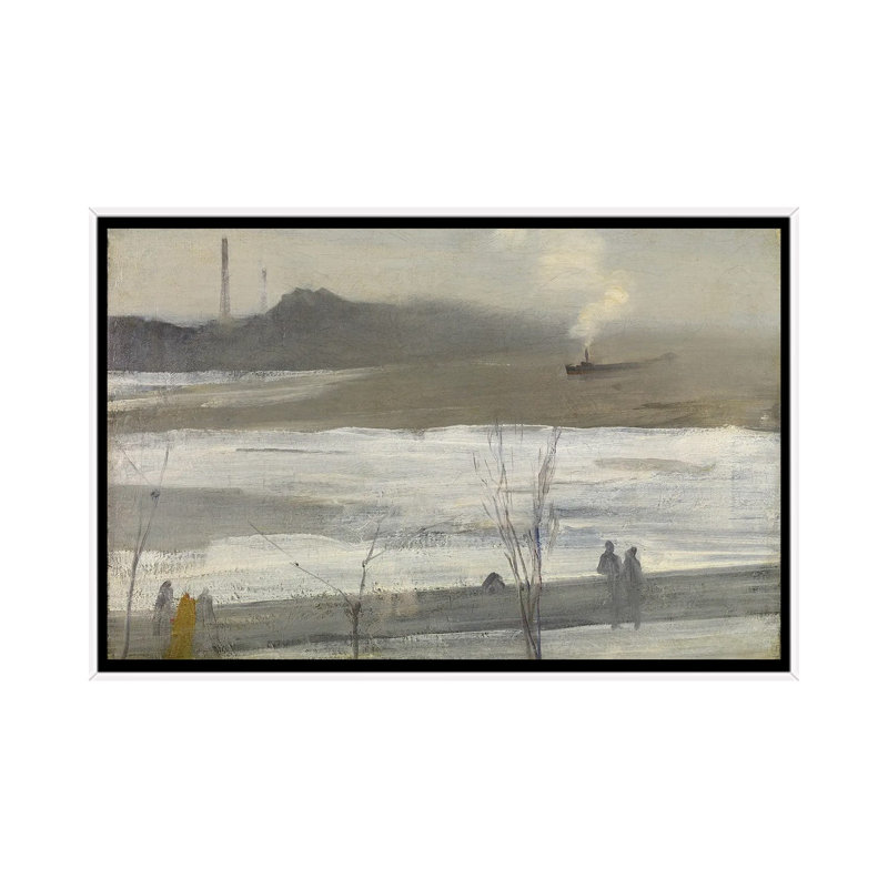 Chelsea In Ice - reproduction d'art murale - toile encadrée, 18 po x 26 po, Toile avec cadre, Blanc