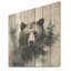 «Wild Grizzly Bear Wandering» - Ours sur bois-987359894