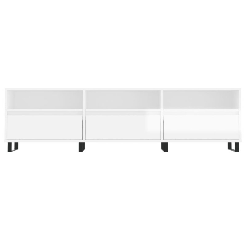 Mevlude TV Stand for TVs up to 65", High Gloss White