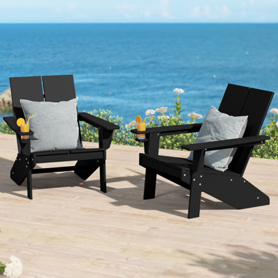 Modern Poly Adirondack Chair (Set Of 2)