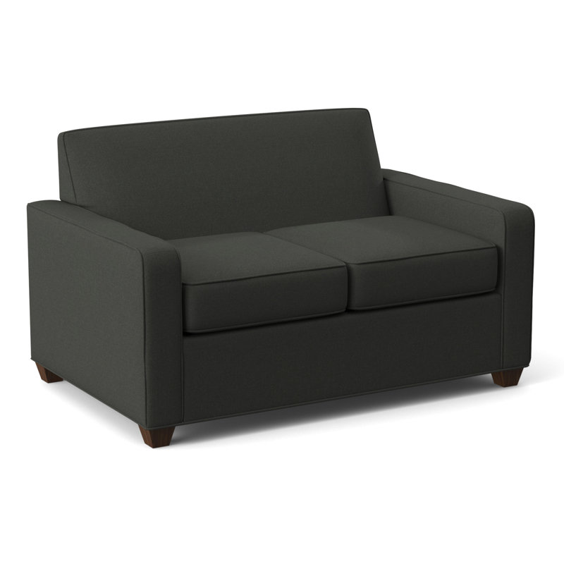 Avery Loveseat Sofa, Montana Walnut, Dorset Charcoal