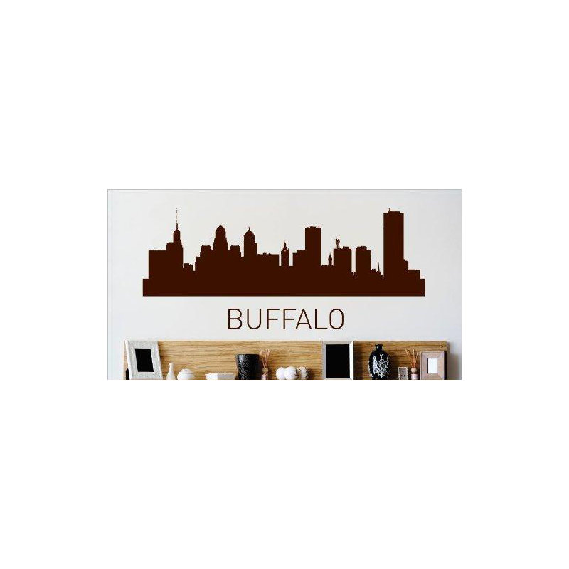Décalcomanie murale new york buffalo