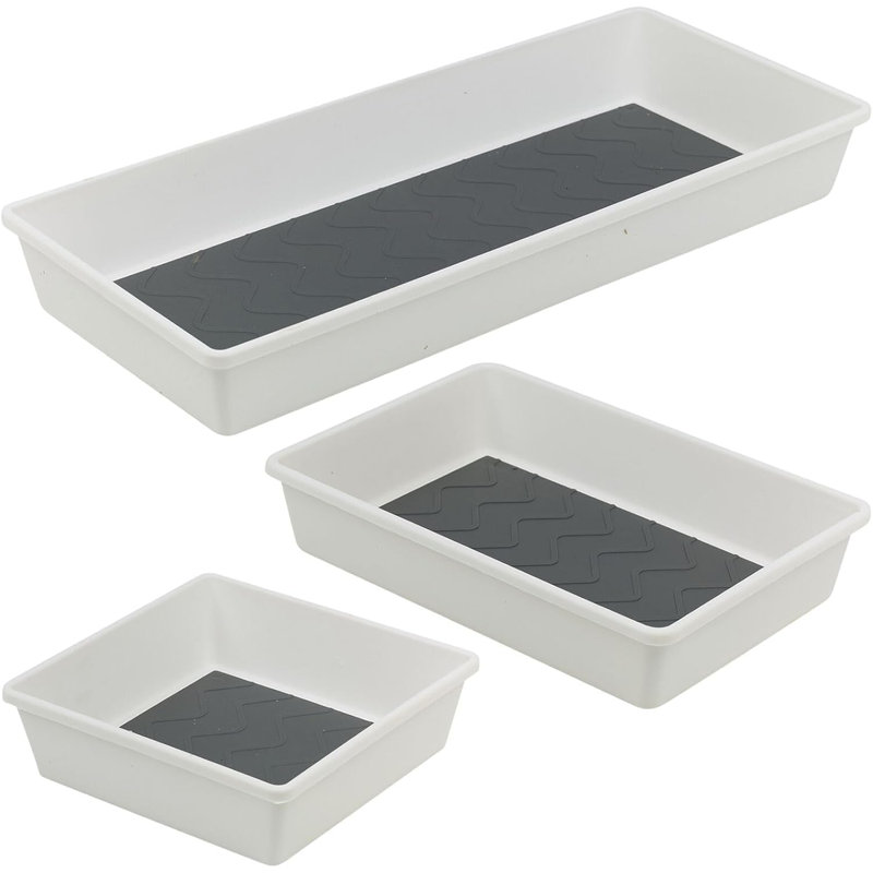Plastic Tray - Set of 3