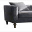 Causeuse en velours Sidonia avec 2 coussins Sidonia