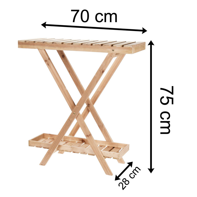 Kapono Wood Plant Stand