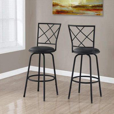 Heilman Modern Swivel Bar Stool(Set of 2)