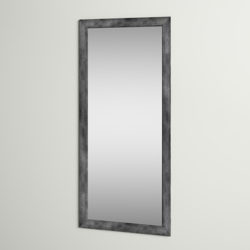 Hemmer Flat Mirror, 70.5" H x 32" W, Rustic Gray