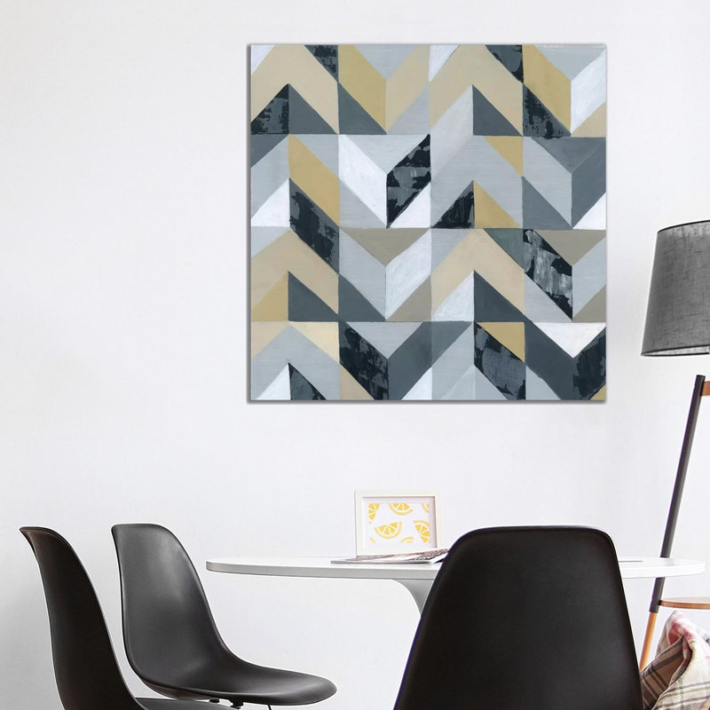 Geometric I by Tava Studios - Wrapped Canvas Painting, 93.98 cm H x 93.98 cm W x 1.91 cm D