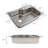 Stainless Steel Single Bowl Drop-In Kitchen Sink with Faucet Hole-39492833
