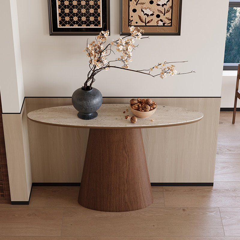 Console de style français en pierre frittée, H 33,4 po x l 55 po x P 13,7 po