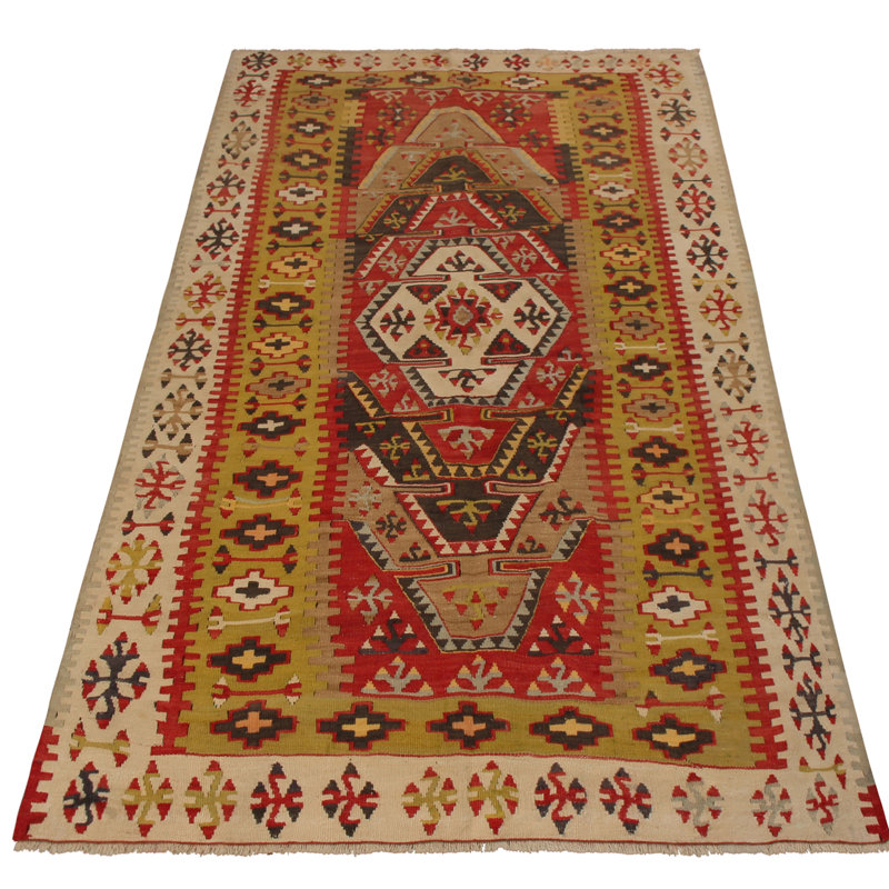 Sivas One-of-a-Kind 3'4" X 6'3" Hand Knotted Area Rug