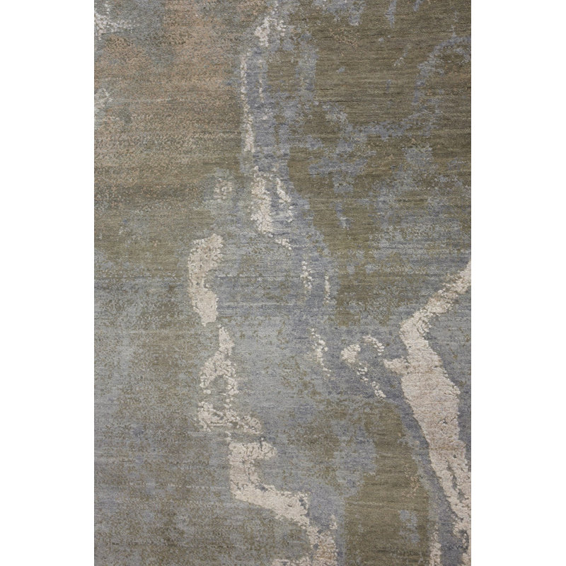 Tapis rectangulaire unique de 8 pi 10 po x 12 pi 1 po gris