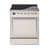 Blanc antique / chrome