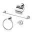 Ensemble de douche rectangulaire sans cadre de 60 po x H 74,5 po avec siège, barre à serviettes et base inclus-45441428