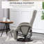 Fauteuil inclinable en polyuréthane avec repose-pieds