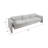 Modern Minimalist Upholstered Velvet Sofa with Clean Track Arms, Deep Plush Cushions, and Contemporary Low-Profile Silhouette for Elevated Living Room Comfort and Style - 102", Gray 