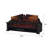 Country Living Infrared Electric Log Set Heater - Faux Logs Insert with Flickering Flames