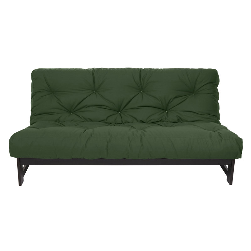 Matelas de futon Meader, 7, Grand lit, Vert