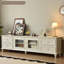 Meuble télé beige en bois manufacturé-761851407