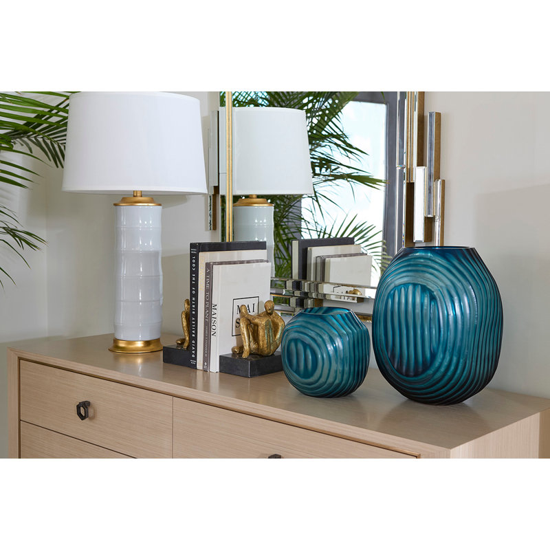 Saigon Table Lamp, Gold/Cool White