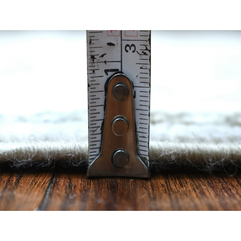 Tapis de couloir oriental gris en laine nouée à la main 3 pi X 7 pi 10 po Angora ACC8009178F3425F9ECFB8114556738C