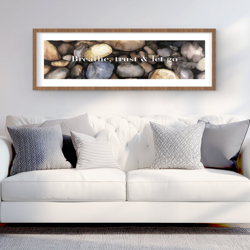 Breathe Trust Let Go - Hygge Brown