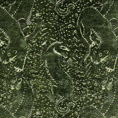 Tigress Velvet Fabric