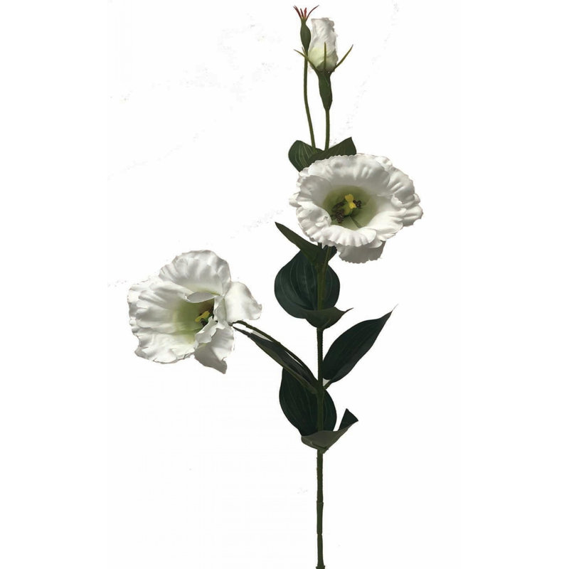 White Garden Stem Lisianthus Artificial Flower