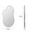 Amla 35.43" Modern Mirrored Console Table and Mirror Set  Ultra‑Modern Contemporary Glam Stylish