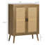 Buffet avec portes en rotin