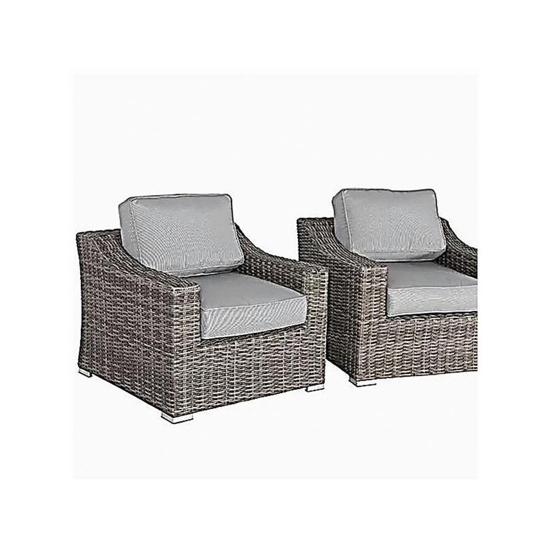 Chaise de patio avec coussins 2
