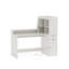 Bureau d'ordinateur blanc moderne avec 2 tiroirs