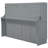 Full Size Bed With Hydraulic Desk, Gray, Space - Saving For Multifunctional Rooms In Flats, Frame, And Mattress Storage-191700968