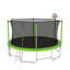 Trampoline 16 pieds avec barre d'équilibre et panier de basketball