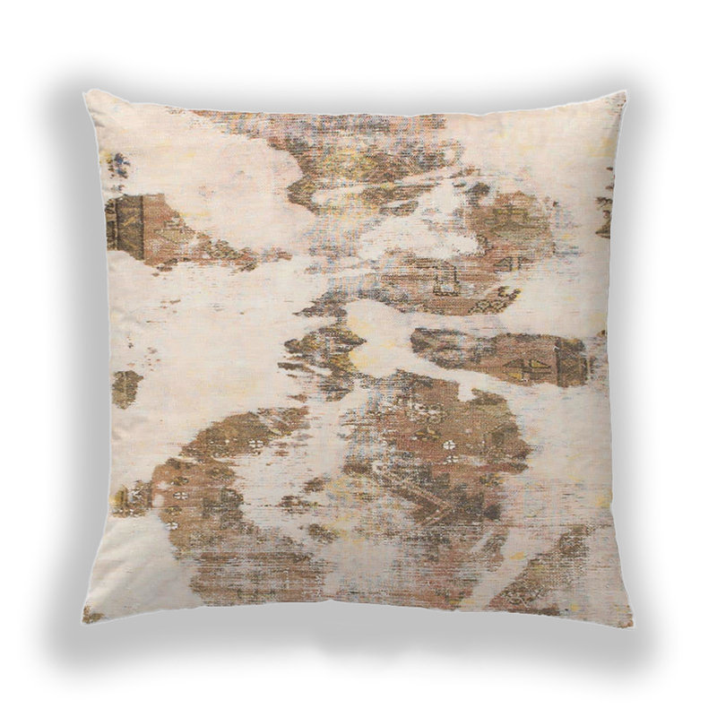 Abstract Throw Pillow, Microsuede