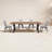Eucalyptus Solid Wood Patio Dining Set Rectangular Table-58623716