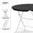 6-Person Folding Round Table and Chair Set