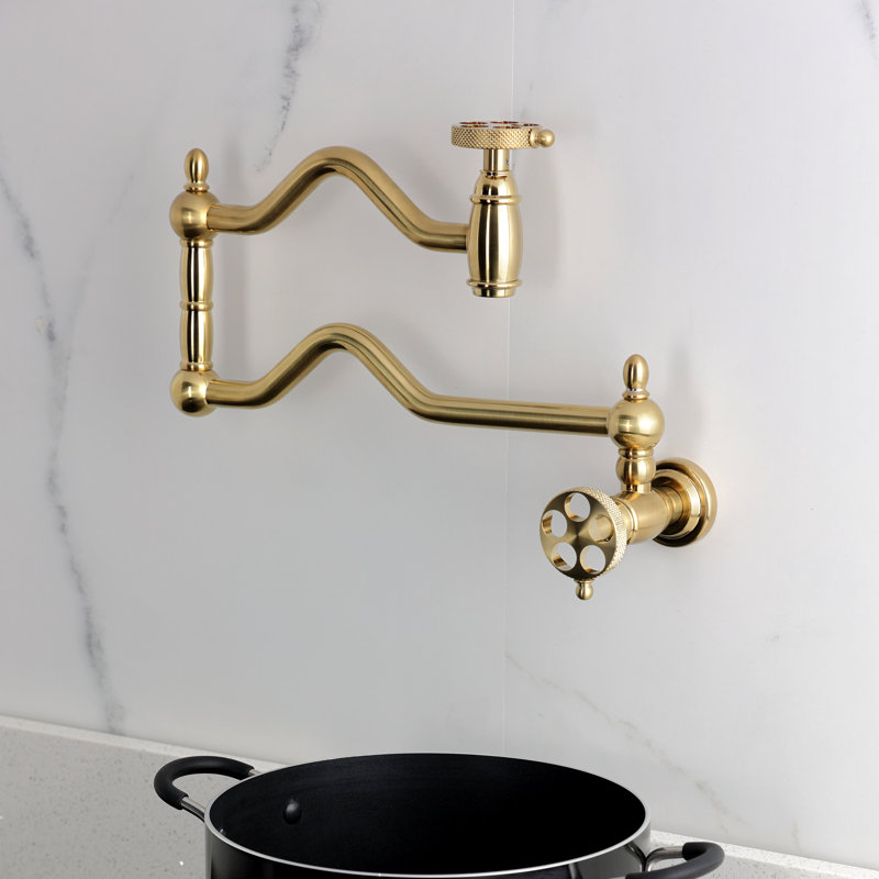Robinet de cuisine Kingston Brass Webb, Laiton brossé