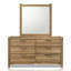 Ensemble commode et miroir 2 pièces Lunora