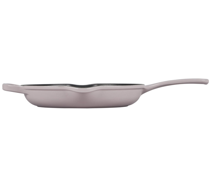 Le Creuset Enameled Cast Iron Skillet, Shallot/Black