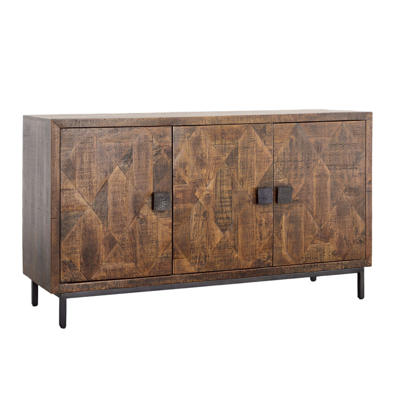 Bratman 63" Wide 2-Drawer Sideboard, Brown