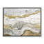 Agate métallique 1 - Cadre flottant, reproduction d'art sur toile-46829064-46829062