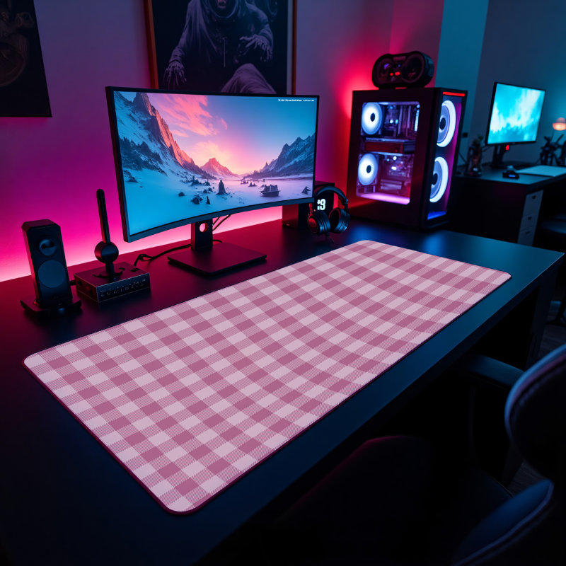 Polyester Desk Pad, 31.5x15.5
