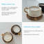 Agace Ceramic Teacup and Saucer-1039624046