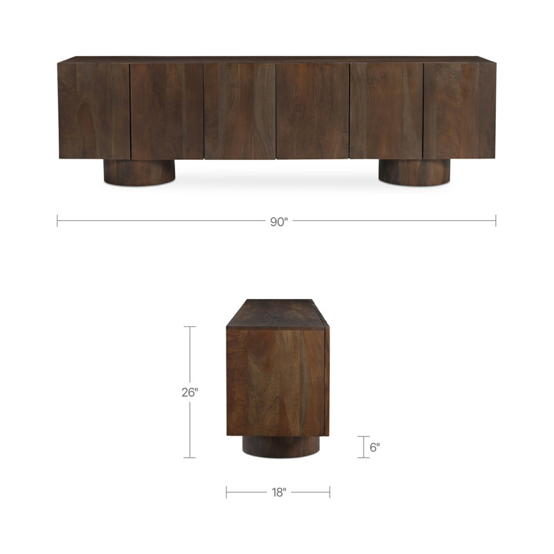 Hadley Media Unit Warm Brown